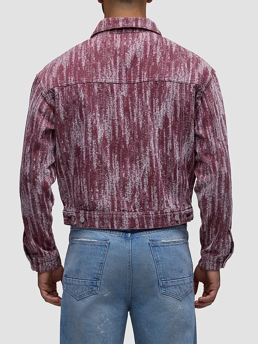 Hudson Jeans Men's Cotton-Blend Trucker Jacket | Thumbnail 3 Hudson Jeans Men's Cotton-Blend Trucker Jacket | Thumbnail 3