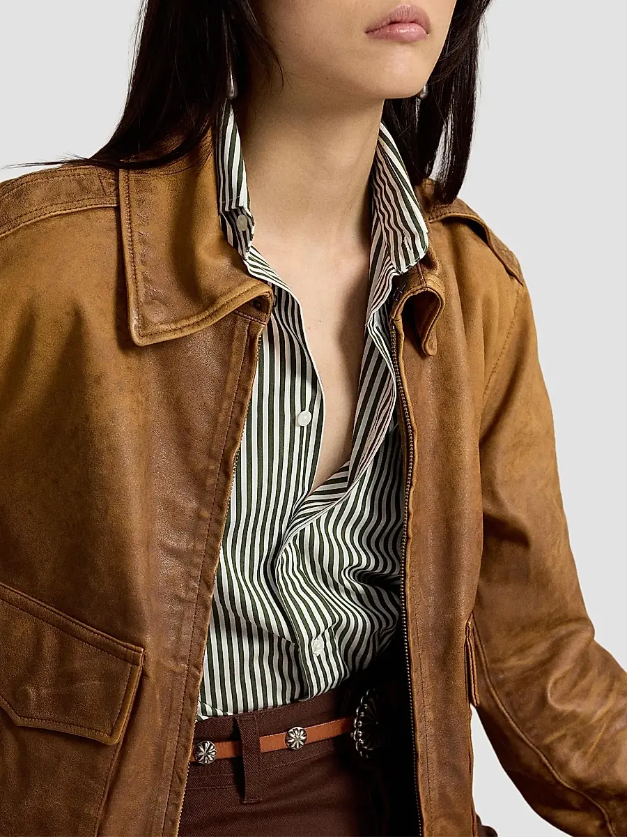 Polo Ralph Lauren Women's Striped Cotton Poplin Shirt | Thumbnail 7