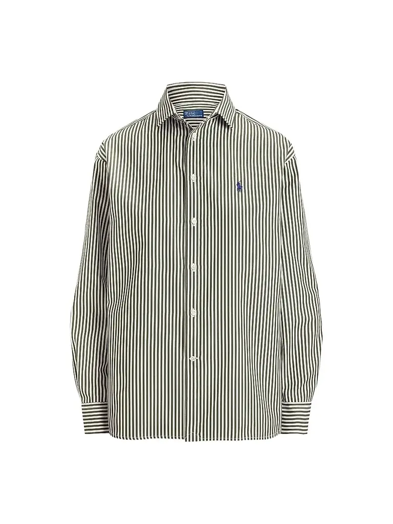 Polo Ralph Lauren Women's Striped Cotton Poplin Shirt