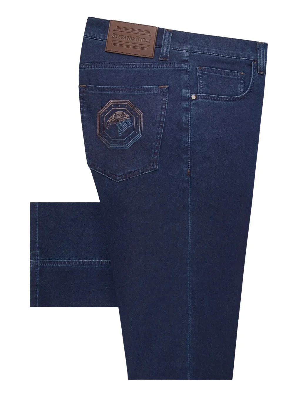 Stefano Ricci Men's Cotton Blend Tapered Jeans