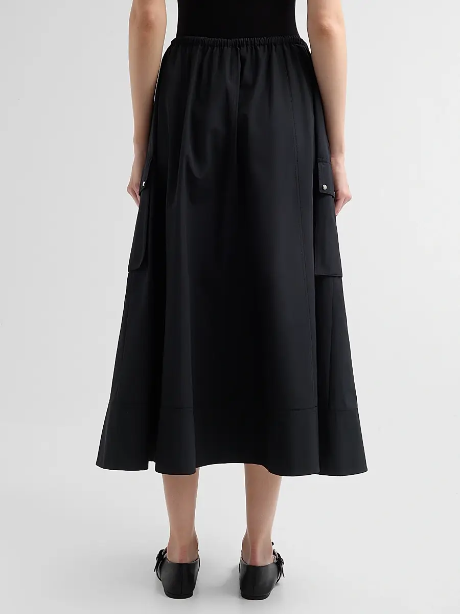 Toccin Women's Elodie Drawstring Cargo Midi Skirt | Thumbnail 3 Toccin Women's Elodie Drawstring Cargo Midi Skirt | Thumbnail 3