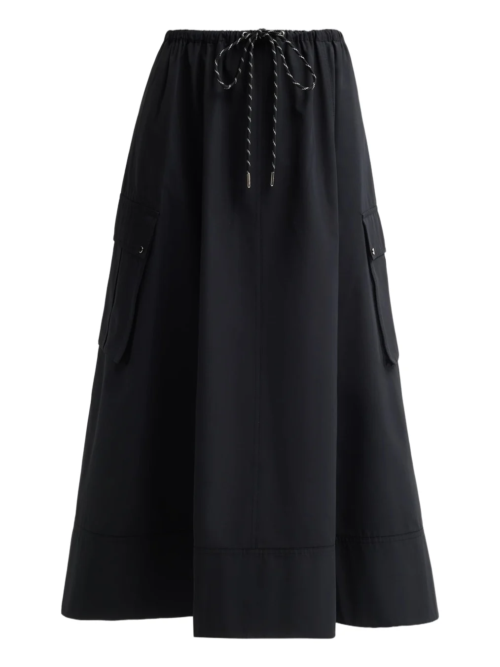 Toccin Women's Elodie Drawstring Cargo Midi Skirt