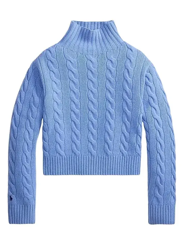Women's Wool-Cashmere Turtleneck Sweater