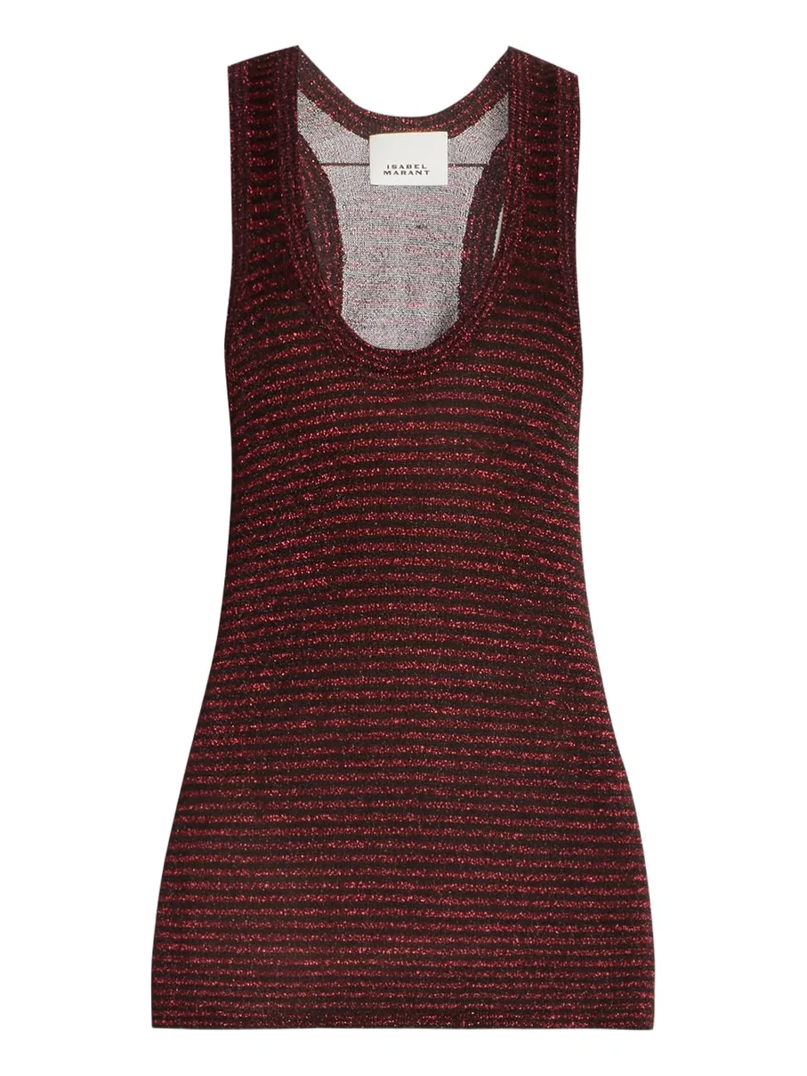 Women's Cevara Metallic Striped Tank Women's Cevara Metallic Striped Tank