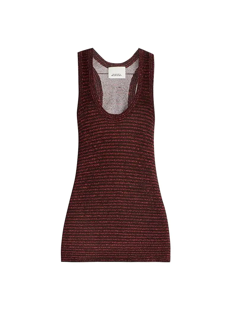 Women's Cevara Metallic Striped Tank Women's Cevara Metallic Striped Tank