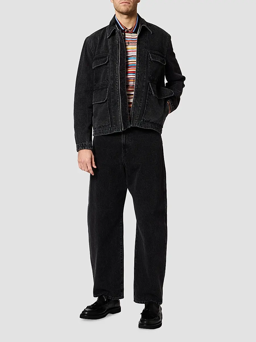 Paul Smith Men's Front-Zip Jean Jacket | Thumbnail 2 Paul Smith Men's Front-Zip Jean Jacket | Thumbnail 2