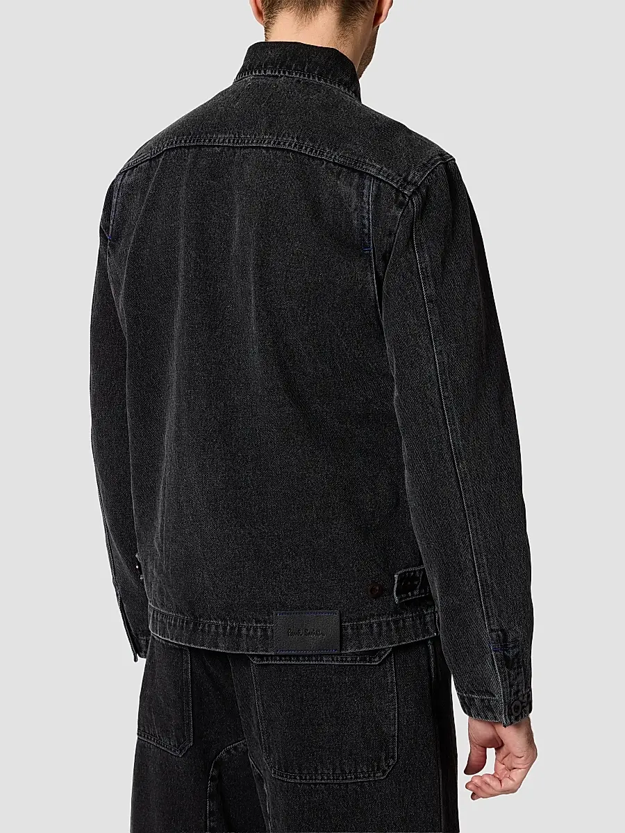 Paul Smith Men's Front-Zip Jean Jacket | Thumbnail 3 Paul Smith Men's Front-Zip Jean Jacket | Thumbnail 3