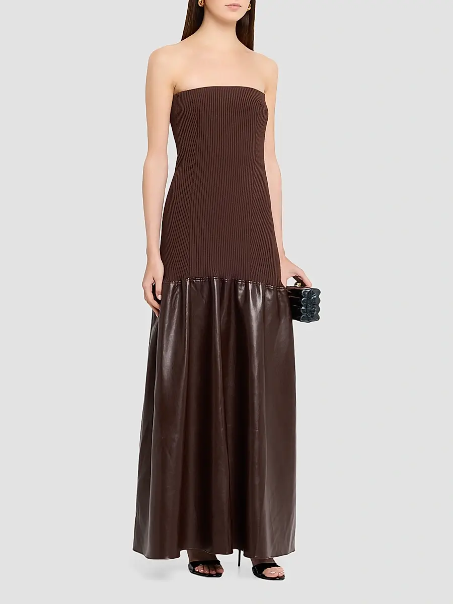 Et Ochs Women's Sabine Knit Combo Dress | Thumbnail 4