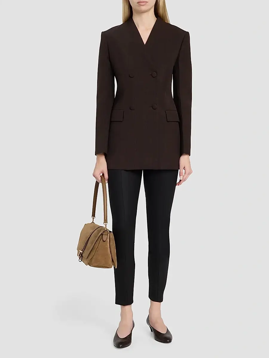 Tod's Women's T Timeless Suede Flap Bag | Thumbnail 6 Tod's Women's T Timeless Suede Flap Bag | Thumbnail 6