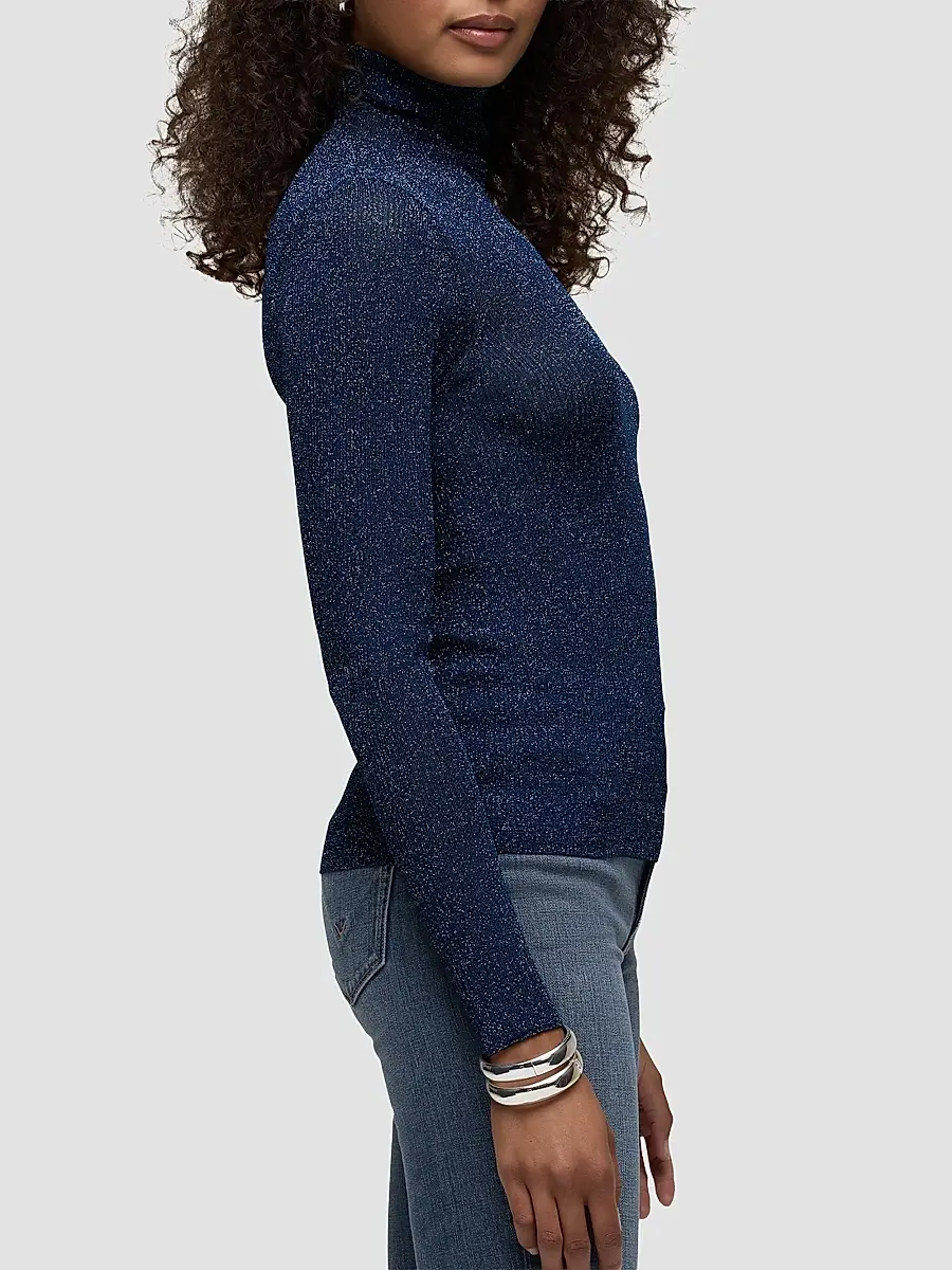 Hudson Jeans Women's Tanya Rib-Knit Turtleneck | Thumbnail 5 Hudson Jeans Women's Tanya Rib-Knit Turtleneck | Thumbnail 5