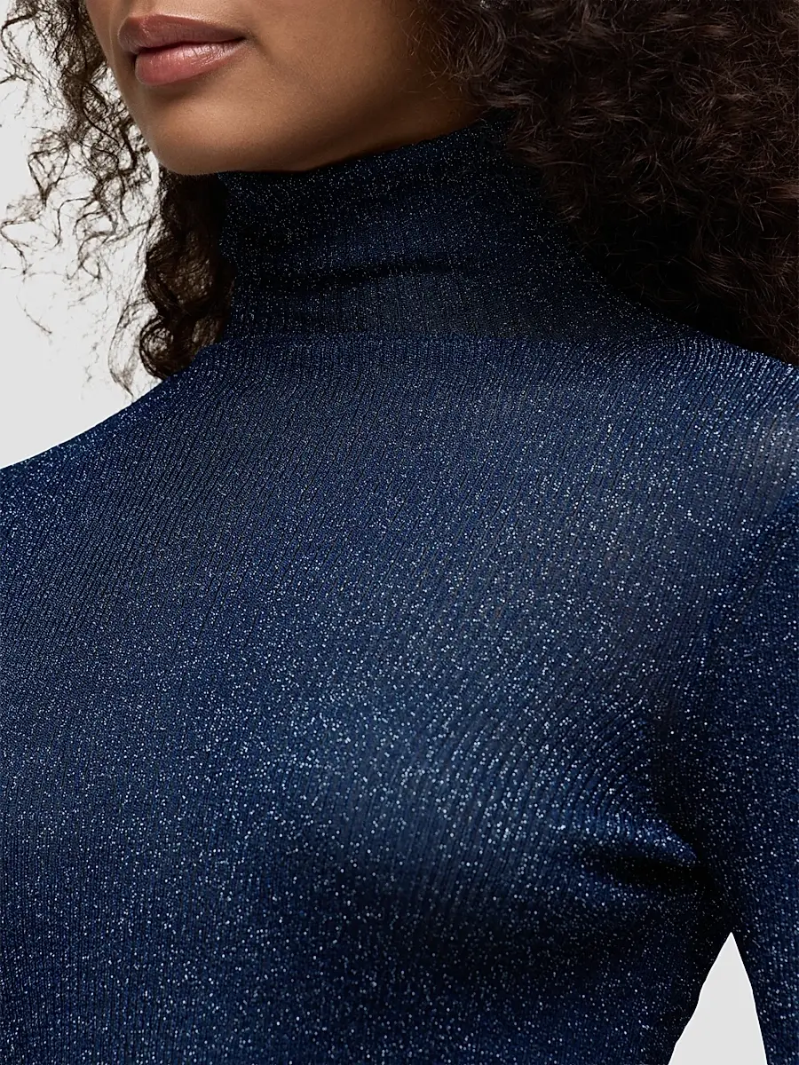 Hudson Jeans Women's Tanya Rib-Knit Turtleneck | Thumbnail 6 Hudson Jeans Women's Tanya Rib-Knit Turtleneck | Thumbnail 6