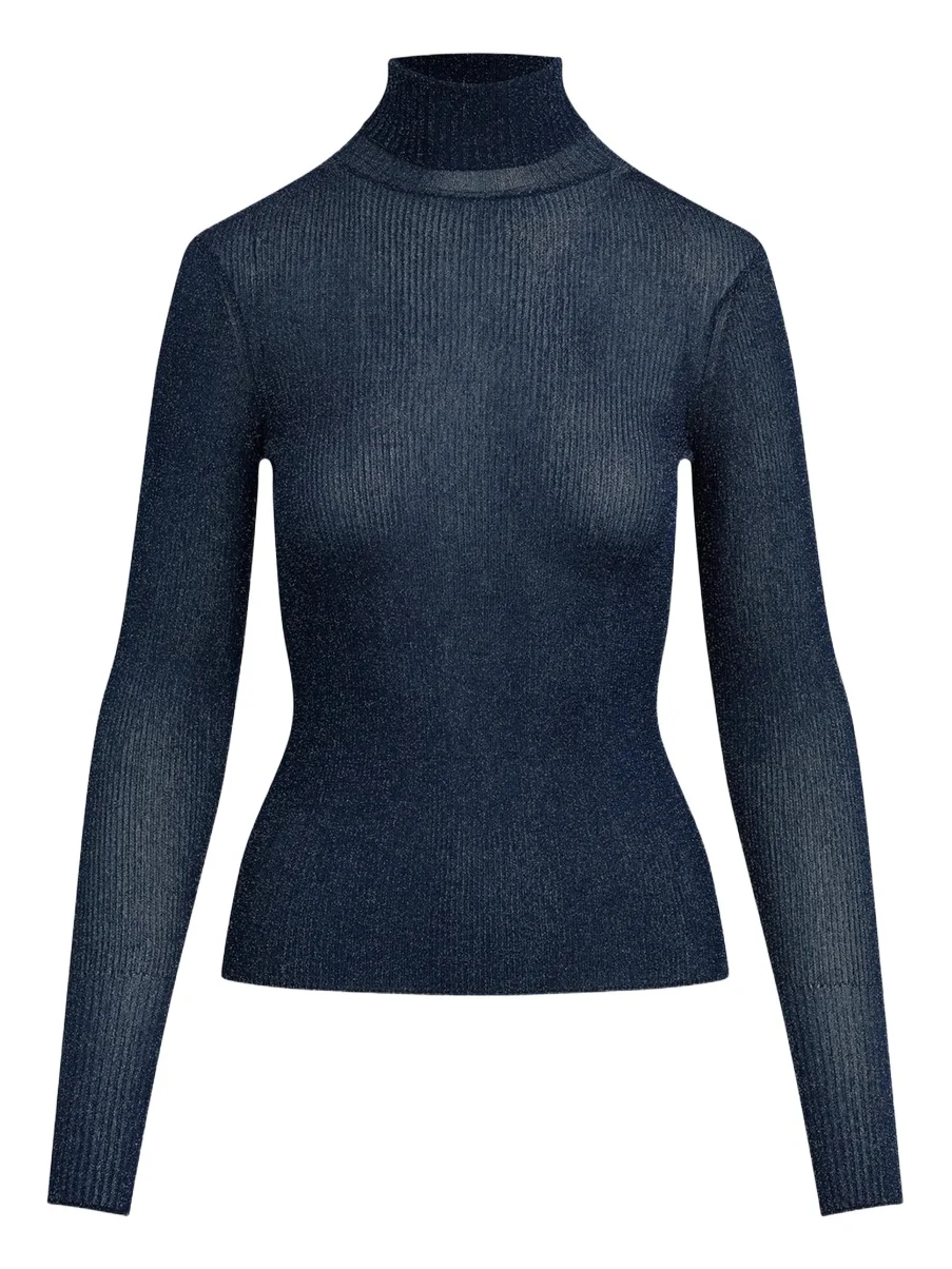 Hudson Jeans Women's Tanya Rib-Knit Turtleneck