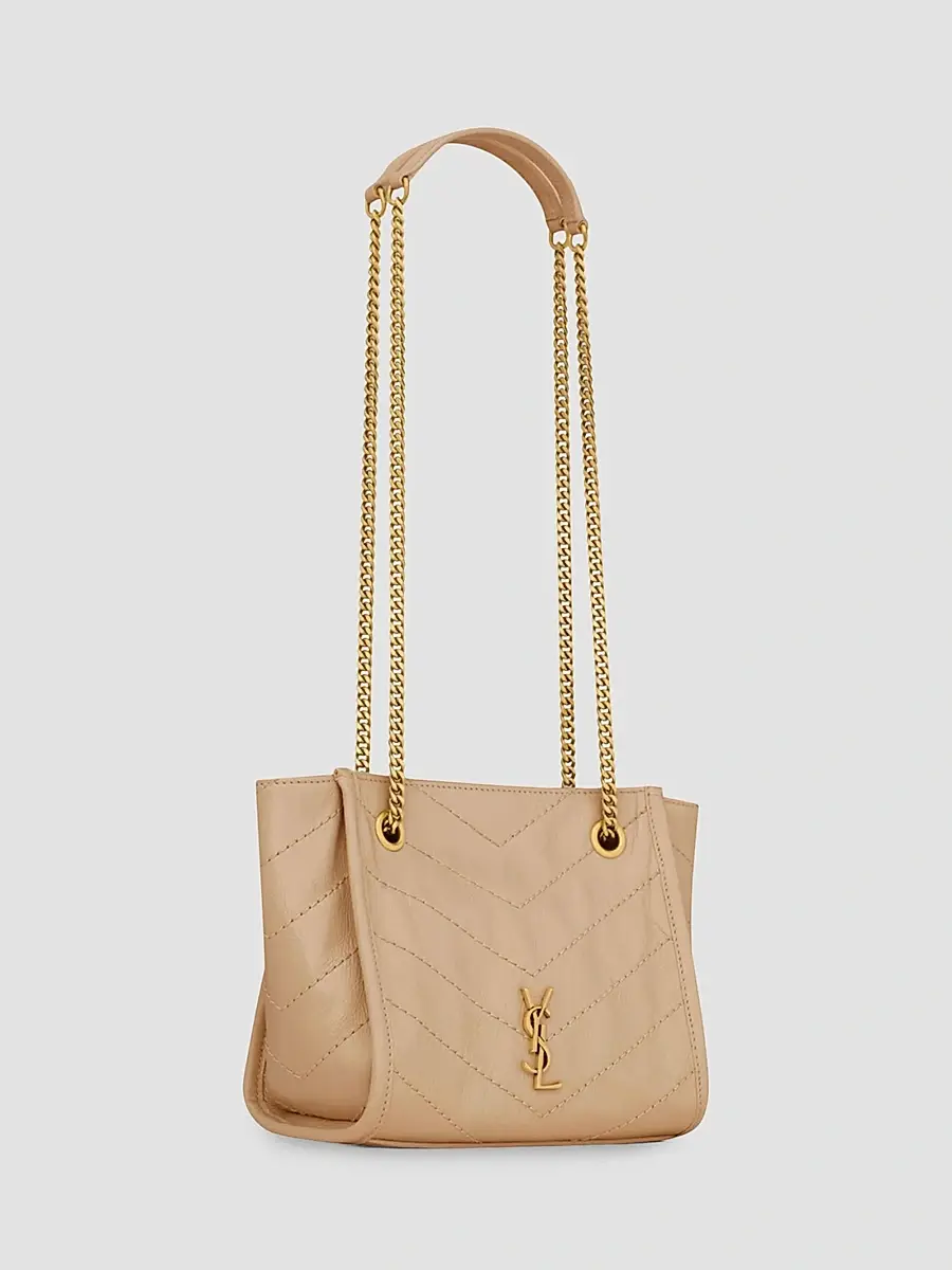 Saint Laurent Women's Niki Mini Shopping Bag in Vintage Leather | Thumbnail 4