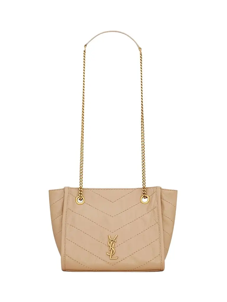 Saint Laurent Women's Niki Mini Shopping Bag in Vintage Leather