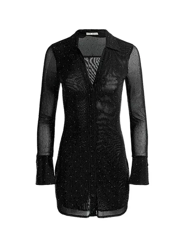 Women's Freya Embellished Mini Shirtdress