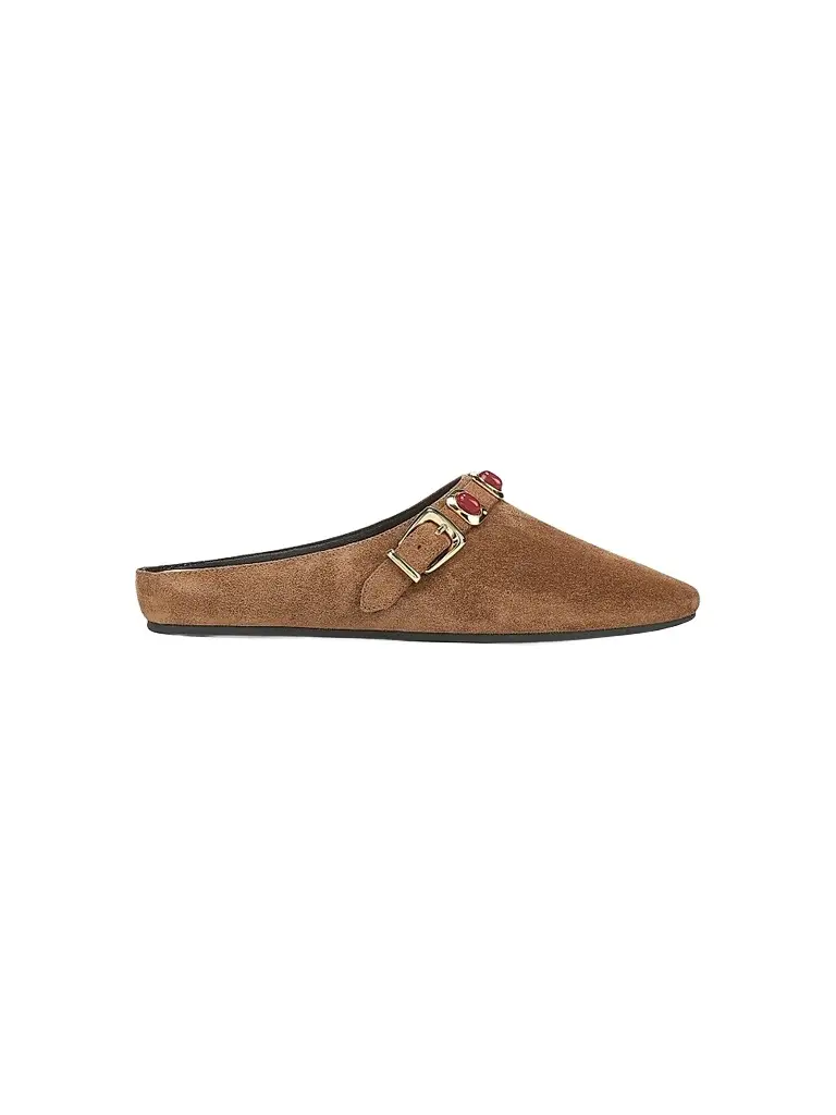 Veronica Beard Women's Narcisa Suede Mule Clogs