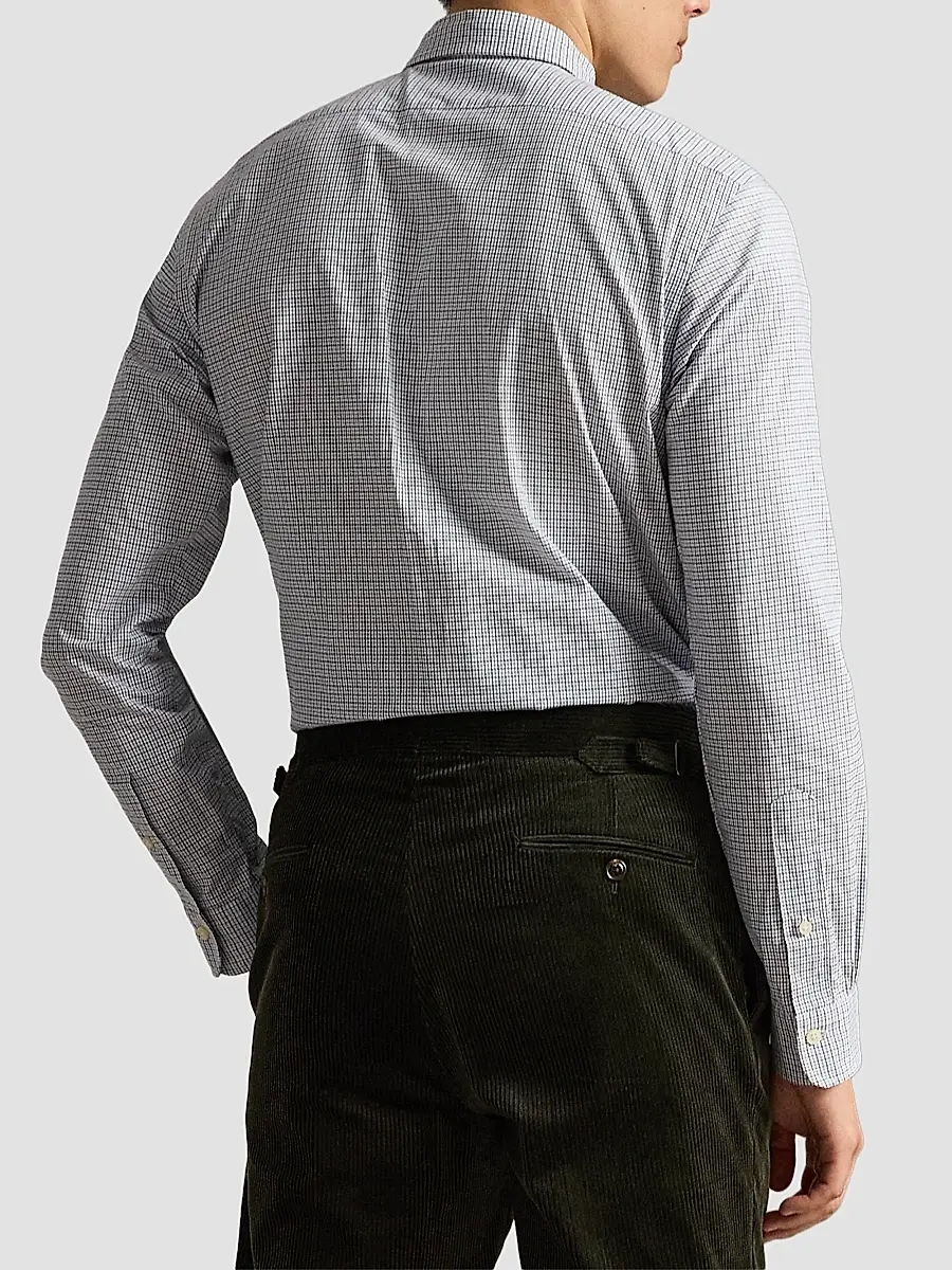 Polo Ralph Lauren Men's Classic-Fit Checked Poplin Shirt | Thumbnail 3 Polo Ralph Lauren Men's Classic-Fit Checked Poplin Shirt | Thumbnail 3
