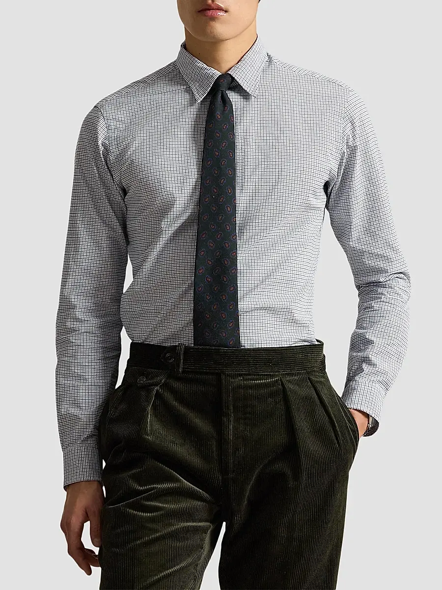 Polo Ralph Lauren Men's Classic-Fit Checked Poplin Shirt | Thumbnail 4 Polo Ralph Lauren Men's Classic-Fit Checked Poplin Shirt | Thumbnail 4