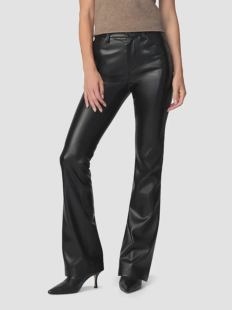Joe's Jeans Women's Hi Honey Faux-Leather Bootcut Jeans | Thumbnail 4 Joe's Jeans Women's Hi Honey Faux-Leather Bootcut Jeans | Thumbnail 4