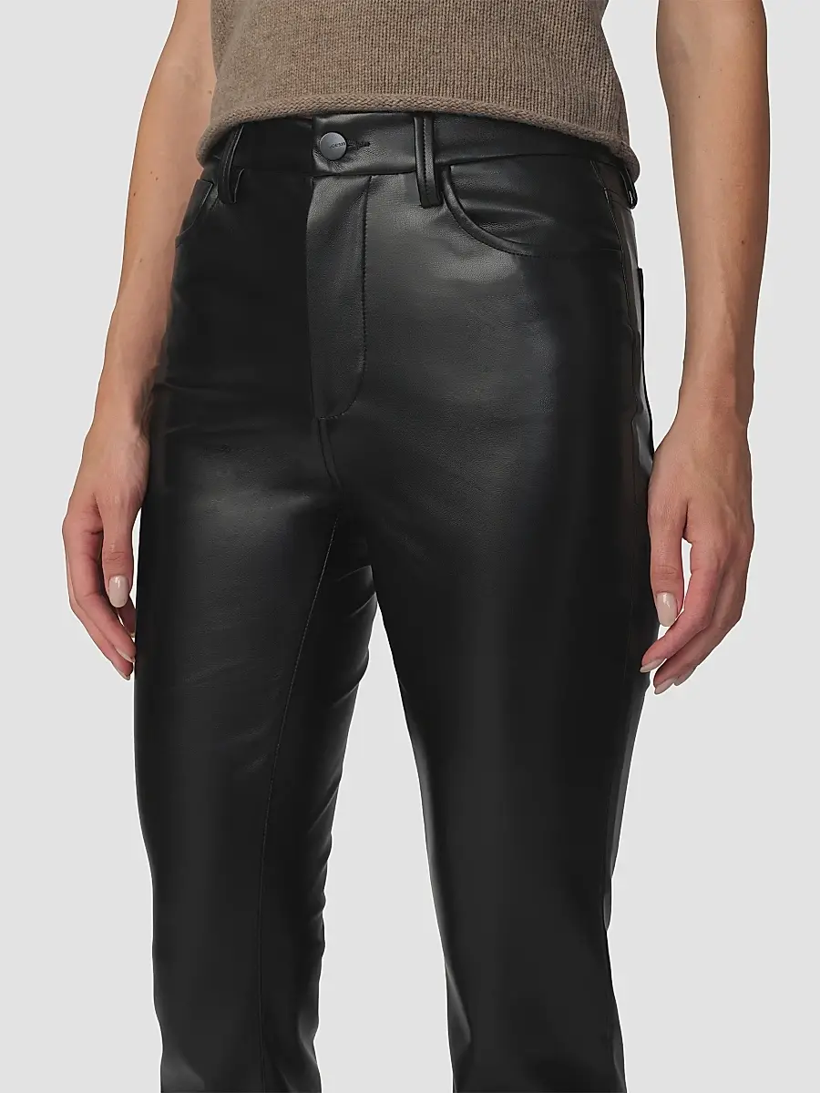 Joe's Jeans Women's Hi Honey Faux-Leather Bootcut Jeans | Thumbnail 6 Joe's Jeans Women's Hi Honey Faux-Leather Bootcut Jeans | Thumbnail 6