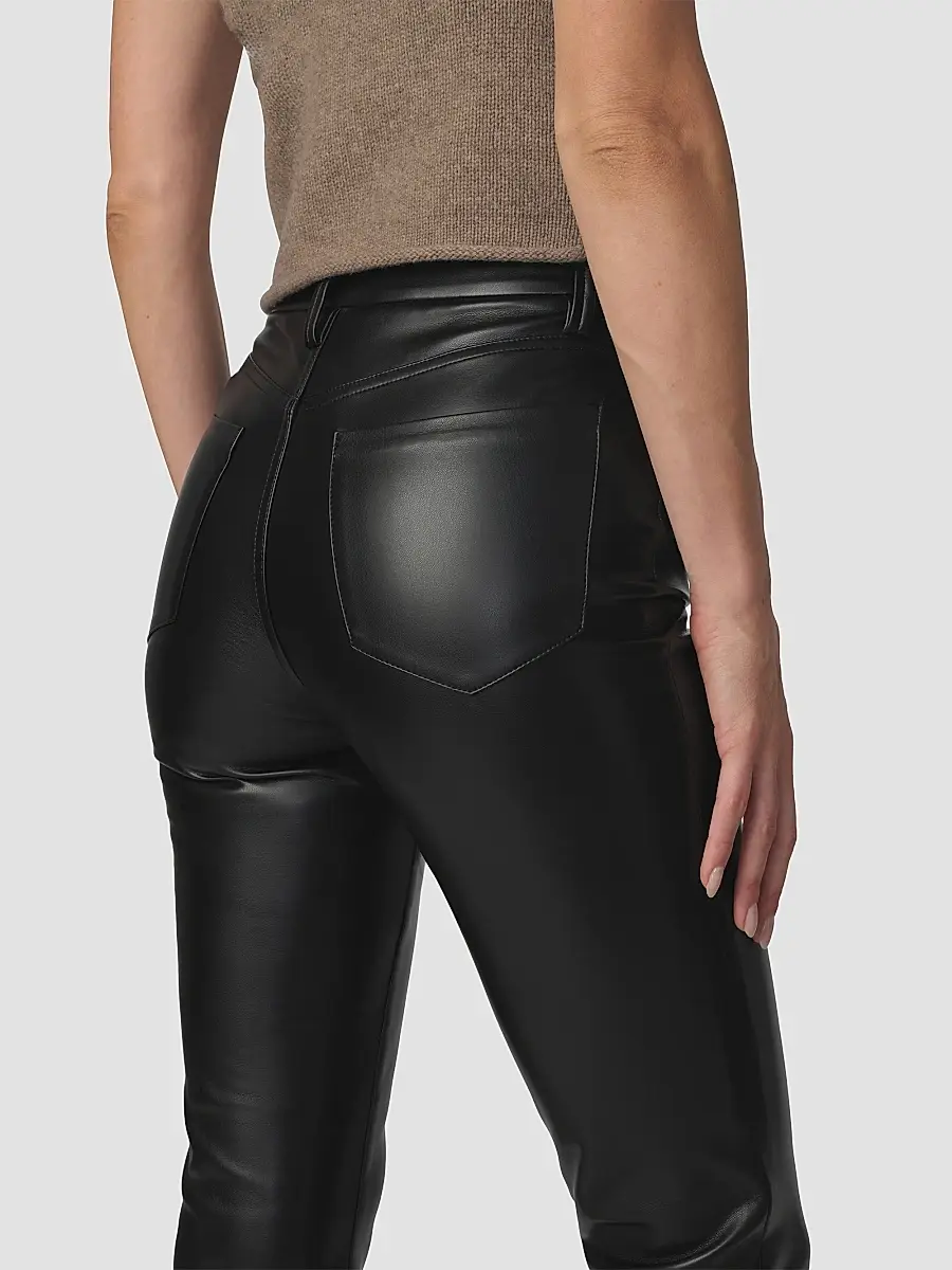 Joe's Jeans Women's Hi Honey Faux-Leather Bootcut Jeans | Thumbnail 7 Joe's Jeans Women's Hi Honey Faux-Leather Bootcut Jeans | Thumbnail 7