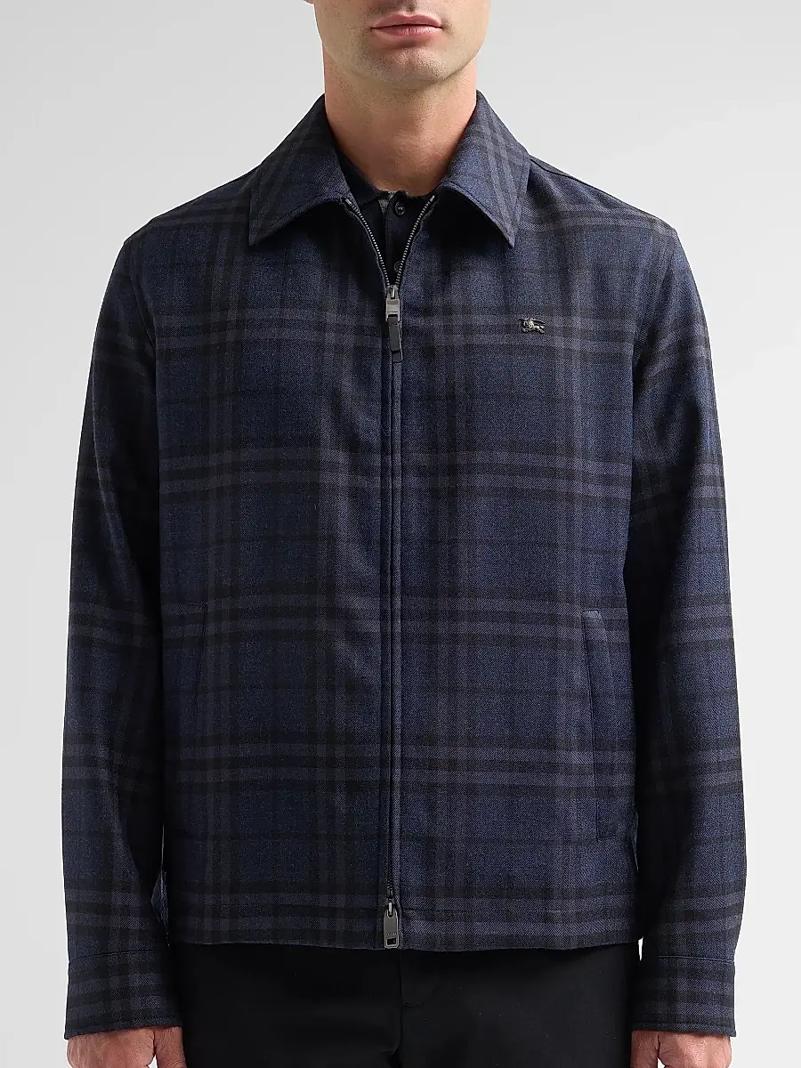 Burberry Men's Bloomsbury Check Nylon Jacket | Thumbnail 5 Burberry Men's Bloomsbury Check Nylon Jacket | Thumbnail 5