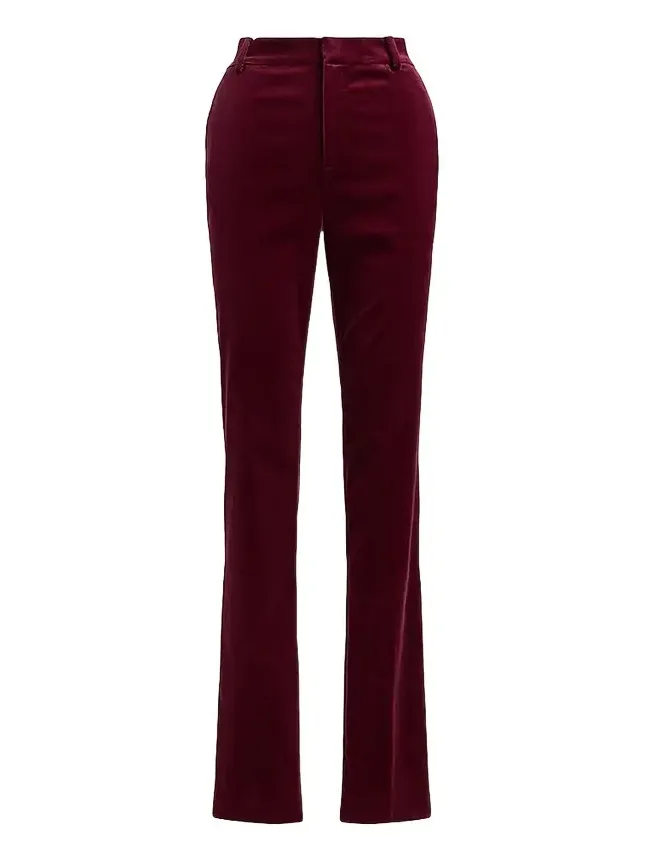 Women's Macy Stretch Velvet Pants