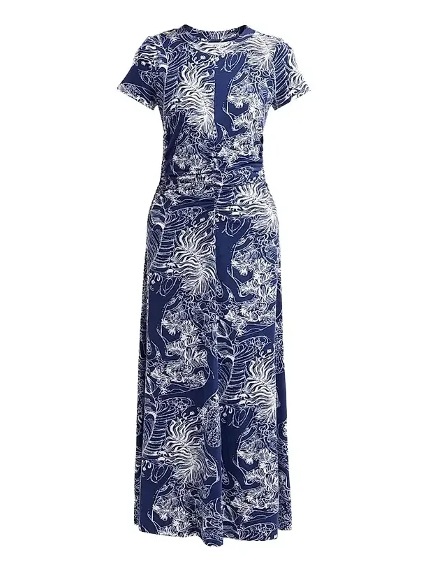 Lilly Pulitzer Women's Alma Printed UPF 50+ Midi Dress