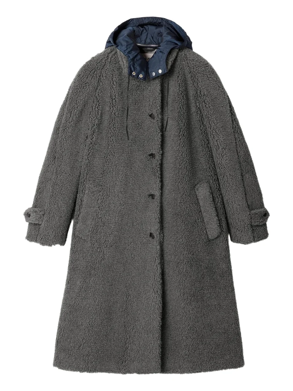 Miu Miu Women's Single-Breasted Fleece Coat