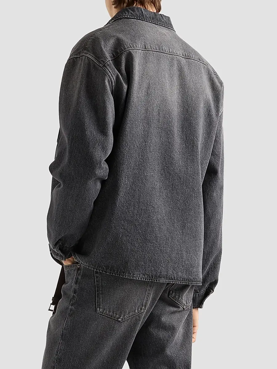 Prada Men's Denim Shirt | Thumbnail 4 Prada Men's Denim Shirt | Thumbnail 4