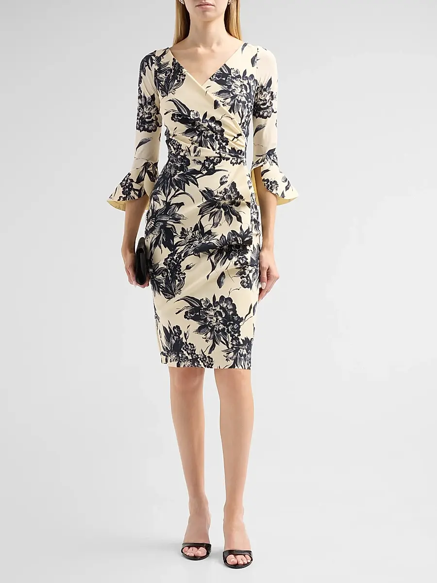 Chiara Boni La Petite Robe Women's Triana Floral Sheath Dress | Thumbnail 2 Chiara Boni La Petite Robe Women's Triana Floral Sheath Dress | Thumbnail 2