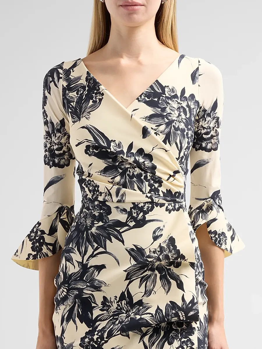 Chiara Boni La Petite Robe Women's Triana Floral Sheath Dress | Thumbnail 5 Chiara Boni La Petite Robe Women's Triana Floral Sheath Dress | Thumbnail 5