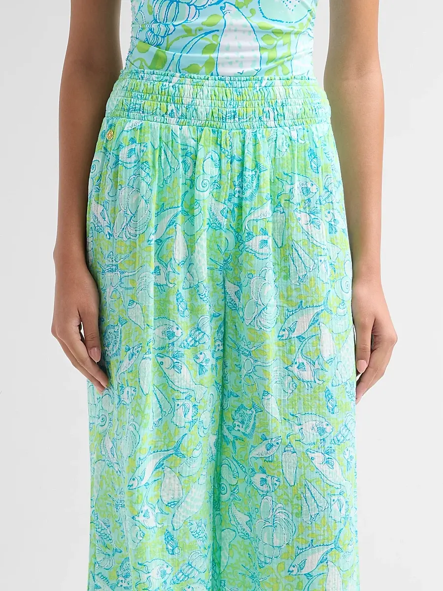 Lilly Pulitzer Women's Enzo Thow Me A Line Print Cover-Up Pants | Thumbnail 5 Lilly Pulitzer Women's Enzo Thow Me A Line Print Cover-Up Pants | Thumbnail 5
