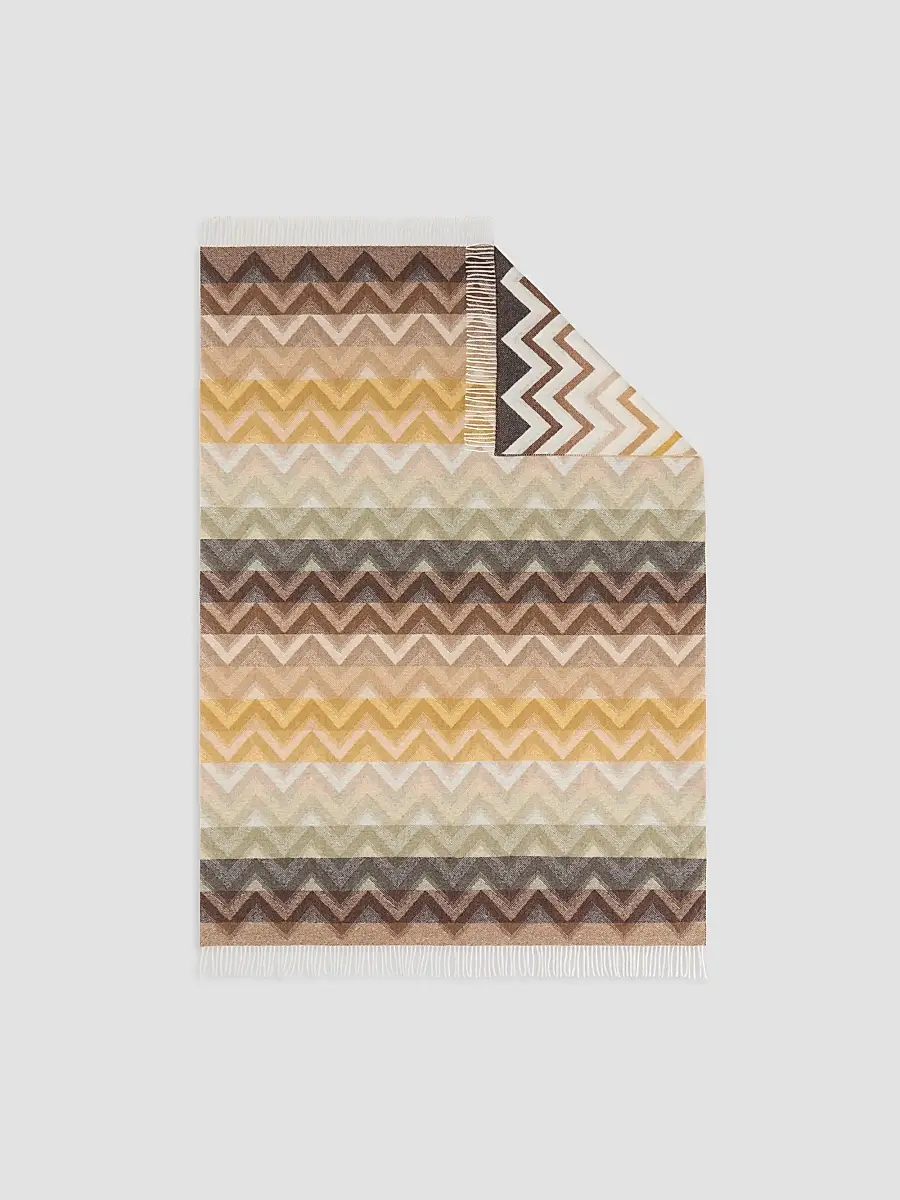 Missoni Merano Striped Wool-Blend Throw Blanket | Thumbnail 2 Missoni Merano Striped Wool-Blend Throw Blanket | Thumbnail 2