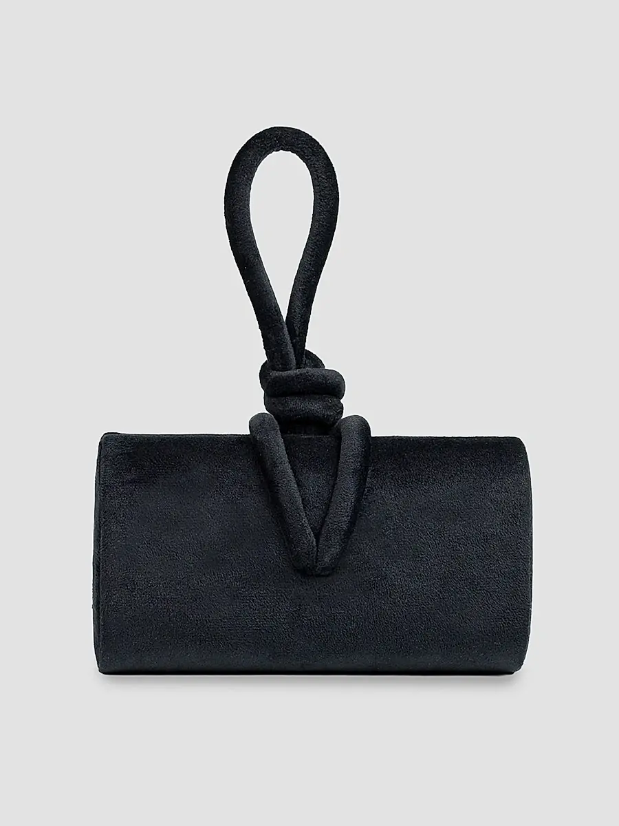 Ahikoza Women's The Amina Velvet Top Handle Bag | Thumbnail 2 Ahikoza Women's The Amina Velvet Top Handle Bag | Thumbnail 2