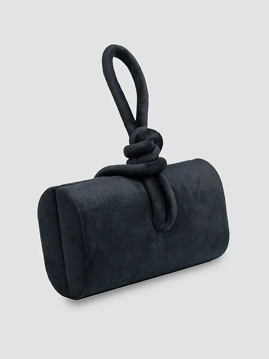 Ahikoza Women's The Amina Velvet Top Handle Bag | Thumbnail 4 Ahikoza Women's The Amina Velvet Top Handle Bag | Thumbnail 4