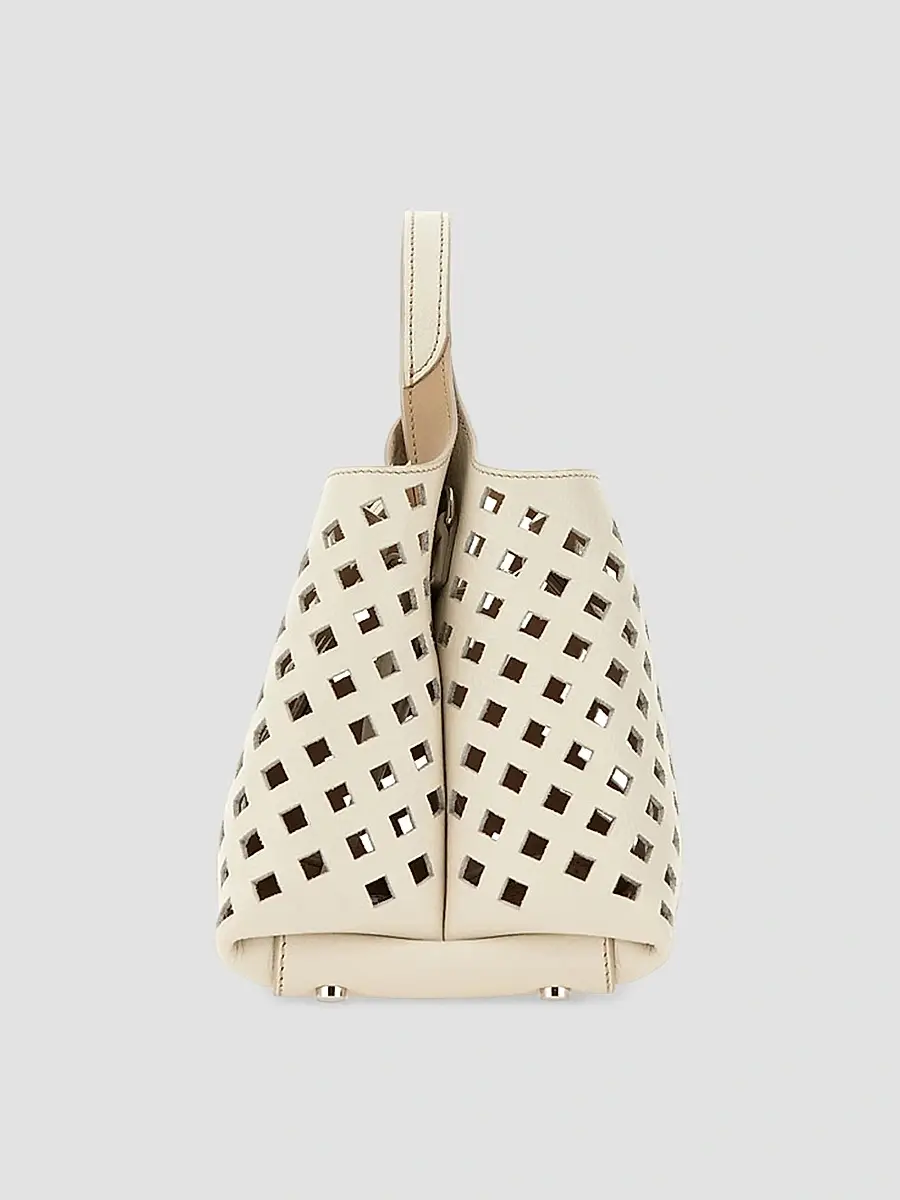 Tod's Women's Micro Perforated Leather Top Handle Bag | Thumbnail 2 Tod's Women's Micro Perforated Leather Top Handle Bag | Thumbnail 2