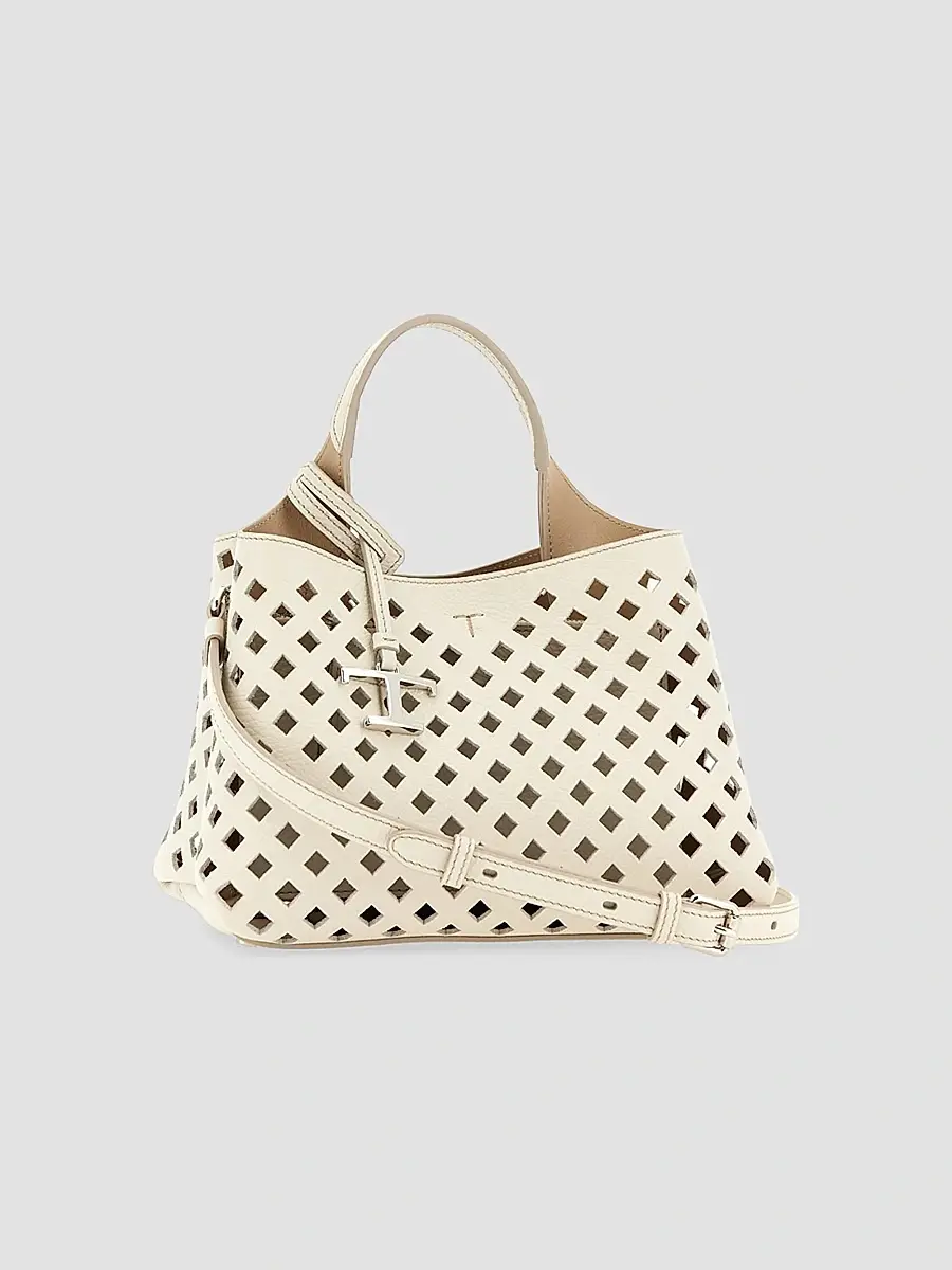 Tod's Women's Micro Perforated Leather Top Handle Bag | Thumbnail 4 Tod's Women's Micro Perforated Leather Top Handle Bag | Thumbnail 4