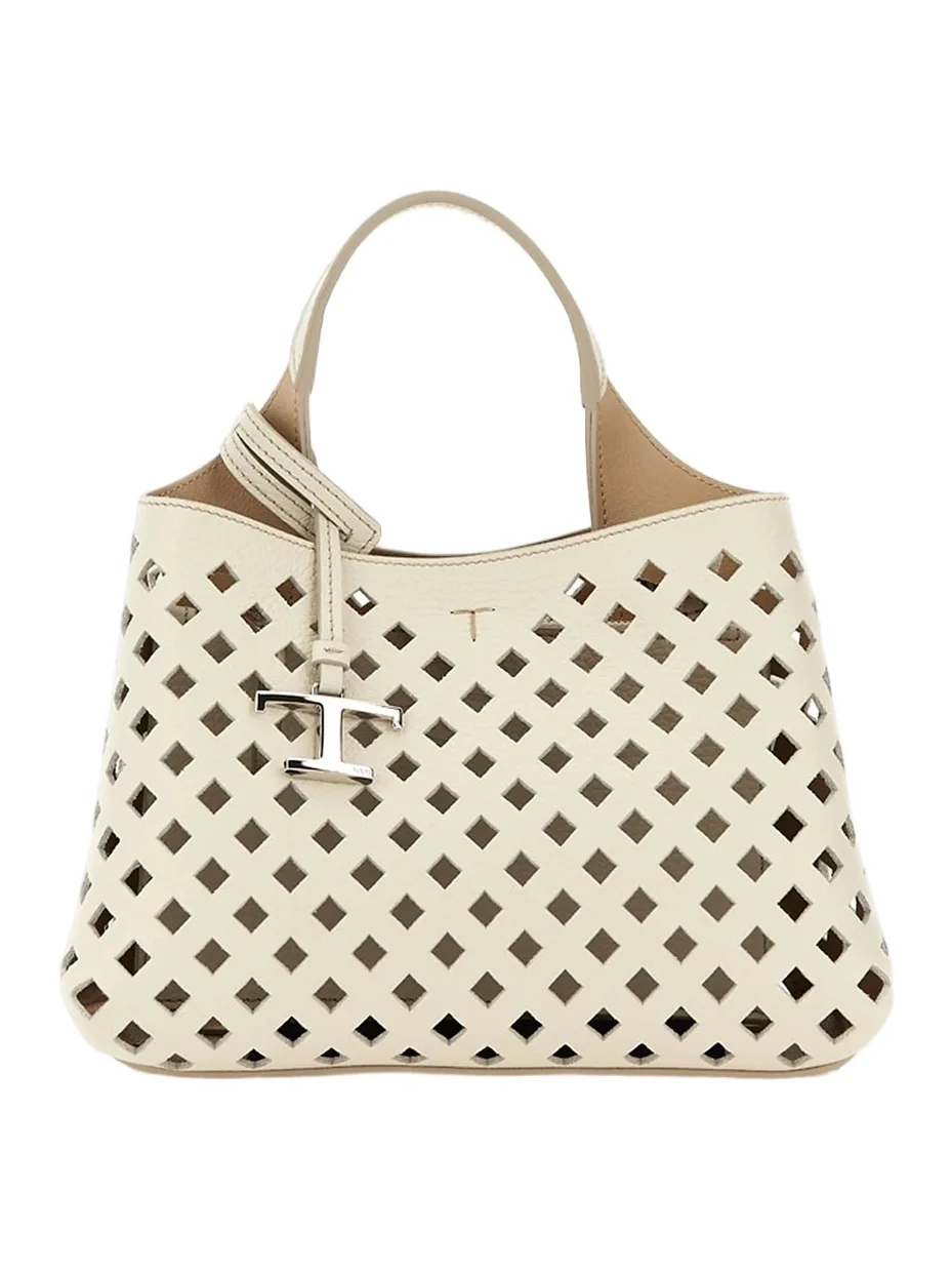 Tod's Women's Micro Perforated Leather Top Handle Bag