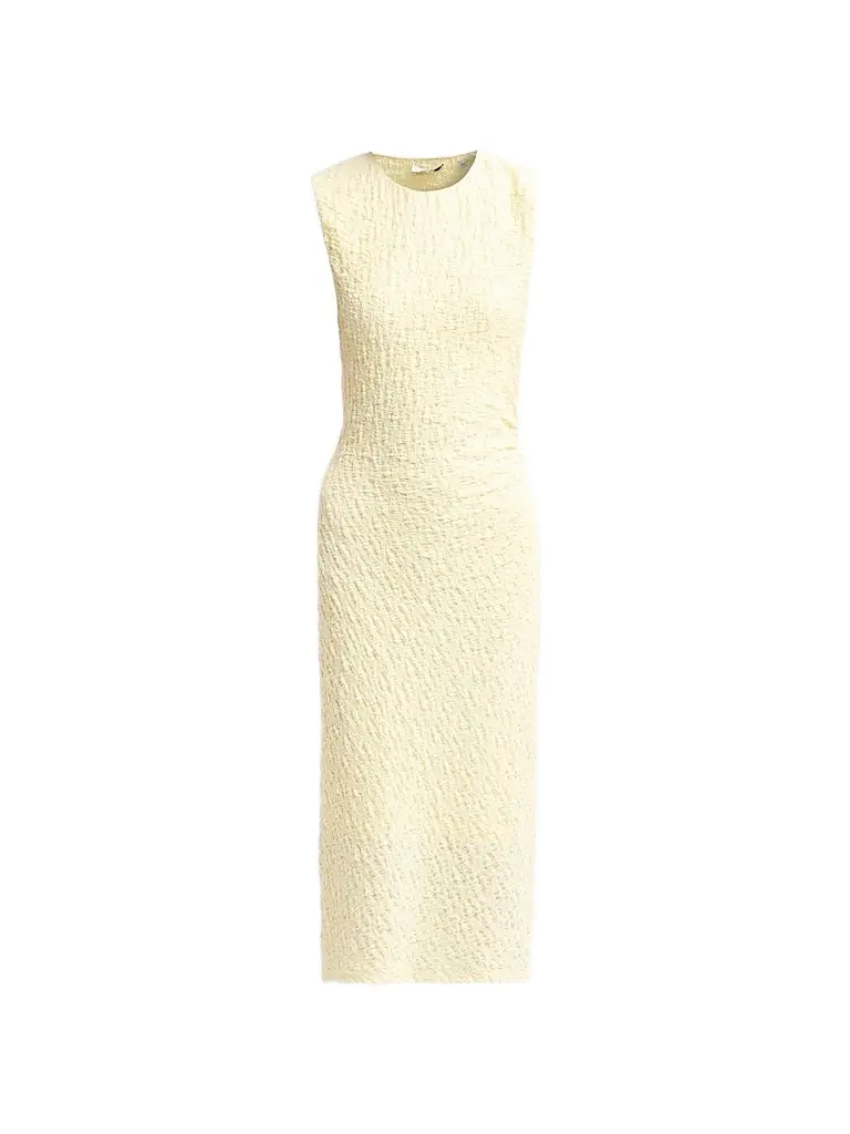 Women's Textured Jersey Ruched Midi Dress Women's Textured Jersey Ruched Midi Dress