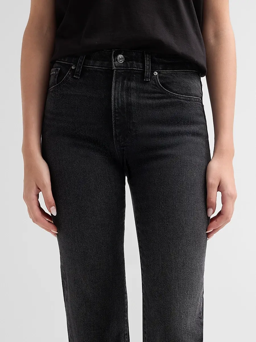 PAIGE Women's Reece High-Rise Crop Bootcut Jeans | Thumbnail 5