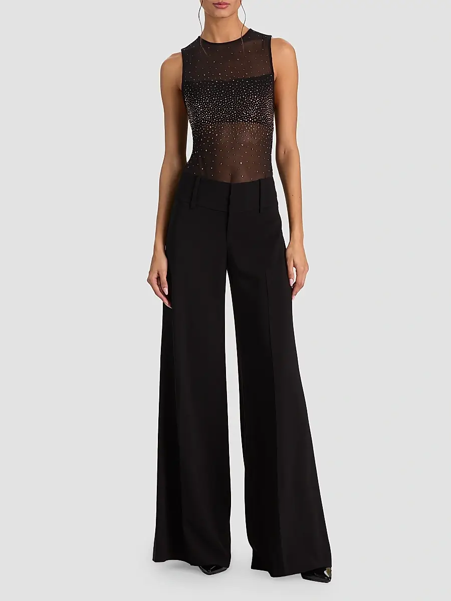 Alice + Olivia Women's Embellished Sleeveless Bodysuit | Thumbnail 2 Alice + Olivia Women's Embellished Sleeveless Bodysuit | Thumbnail 2