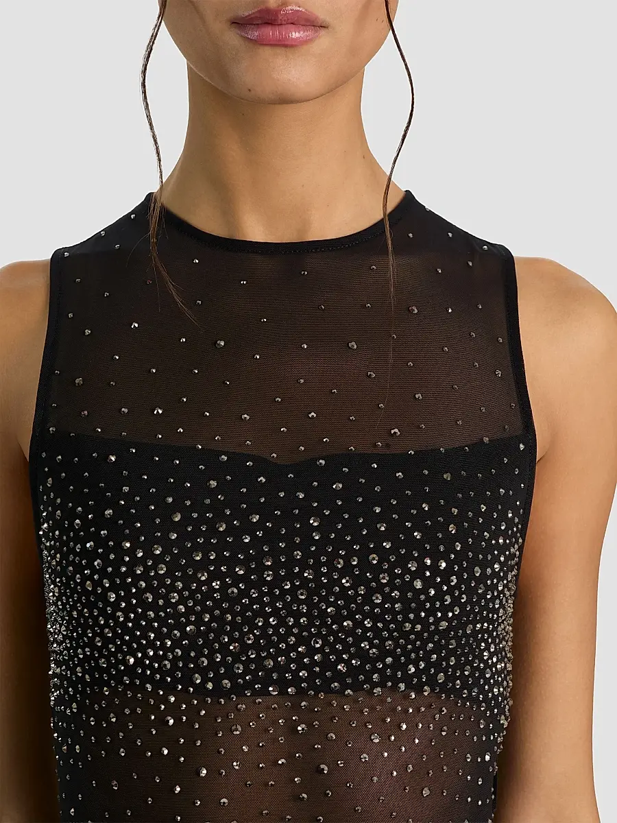 Alice + Olivia Women's Embellished Sleeveless Bodysuit | Thumbnail 6 Alice + Olivia Women's Embellished Sleeveless Bodysuit | Thumbnail 6