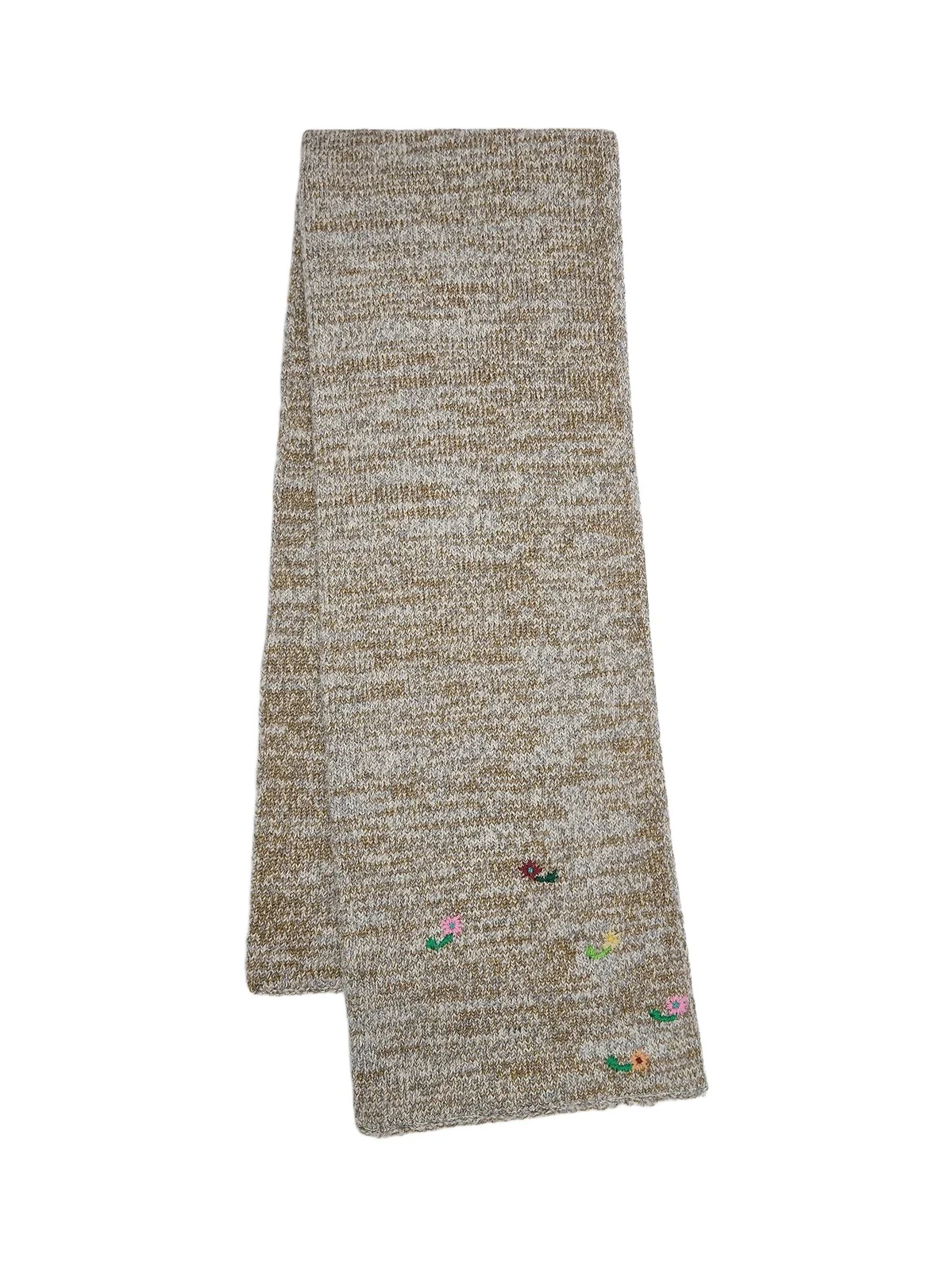 Men's Maila Floral-Embroidered Wool-Blend Scarf Men's Maila Floral-Embroidered Wool-Blend Scarf