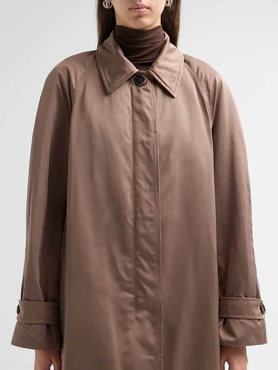 Vince Women's Pima Cotton-Blend Car Coat | Thumbnail 5 Vince Women's Pima Cotton-Blend Car Coat | Thumbnail 5