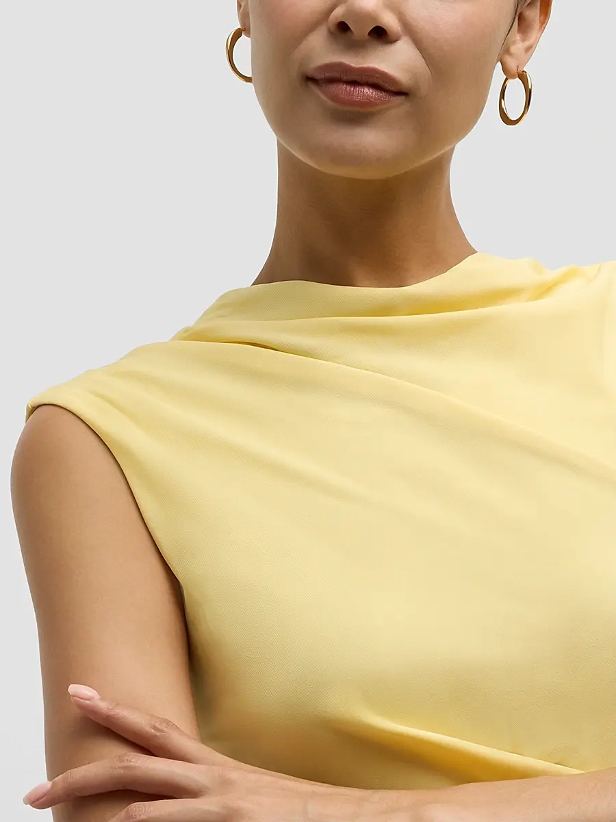 LISA NIK Women's 18K Yellow Gold Hoop Earrings | Thumbnail 5
