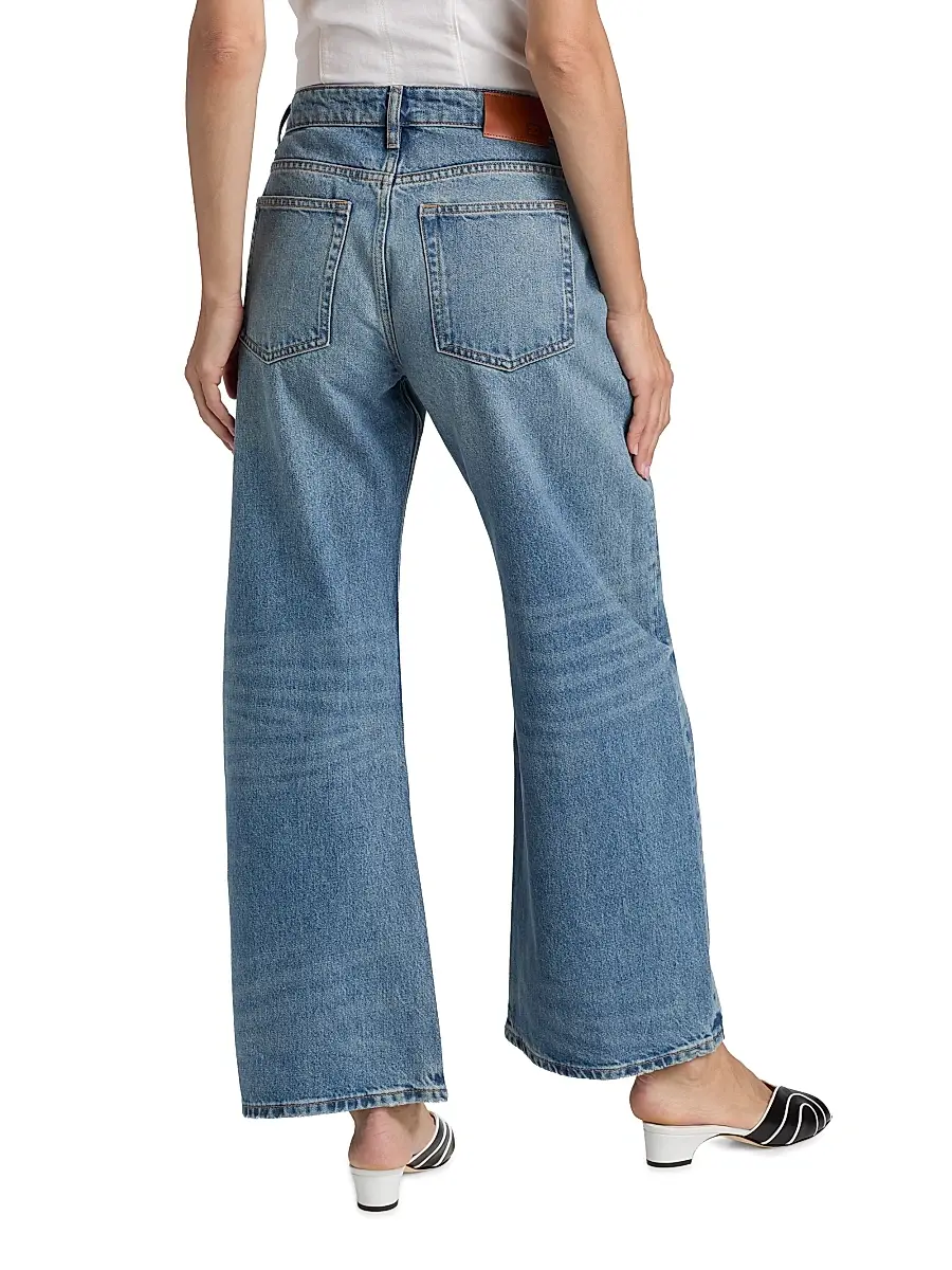 EB Denim Women's Enzo Cropped Mid-Rise Barrel Jeans | Thumbnail 5 EB Denim Women's Enzo Cropped Mid-Rise Barrel Jeans | Thumbnail 5