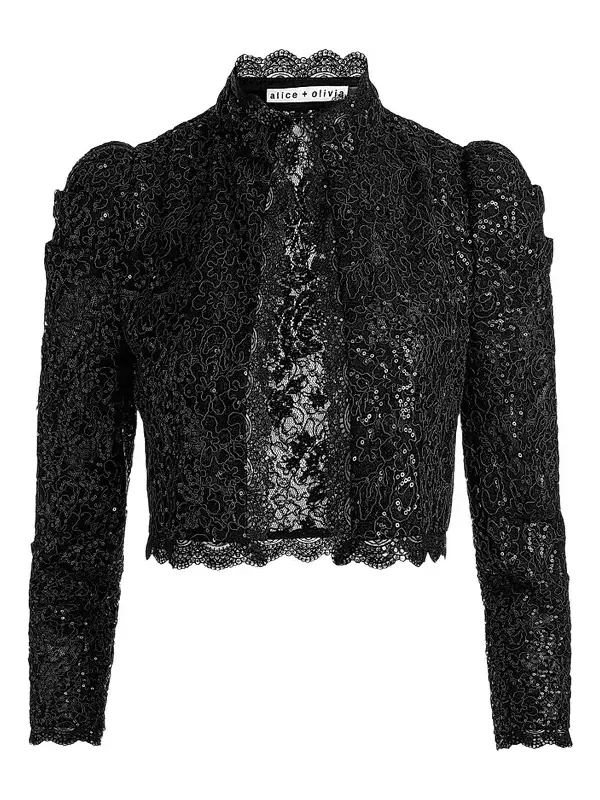 Women's Thomasina Embellished Lace Crop Jacket Women's Thomasina Embellished Lace Crop Jacket