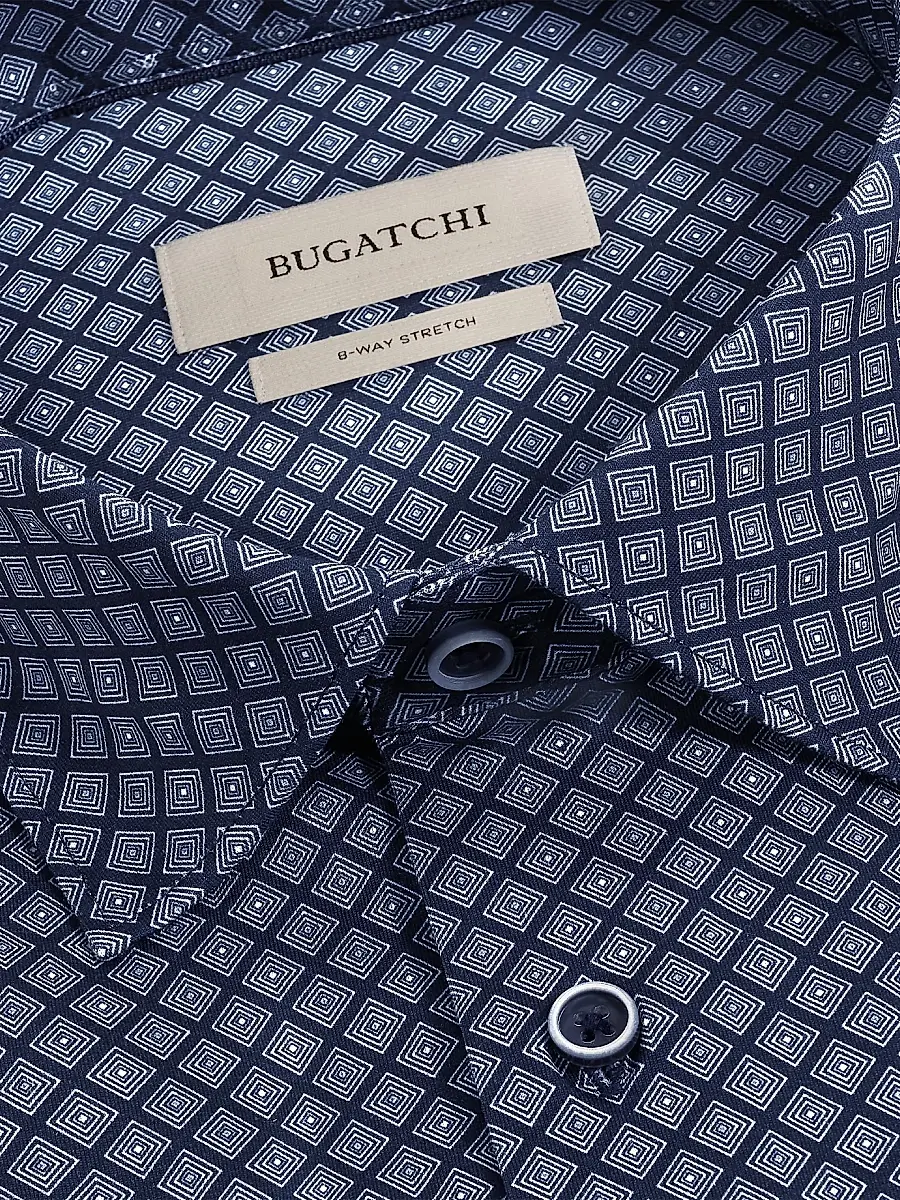 Bugatchi Men's OoohCotton James Long-Sleeve Shirt | Thumbnail 5 Bugatchi Men's OoohCotton James Long-Sleeve Shirt | Thumbnail 5