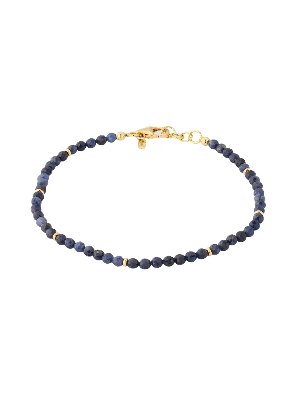 Jan Leslie Men's 18K Yellow Gold & Sapphire Beaded Bracelet